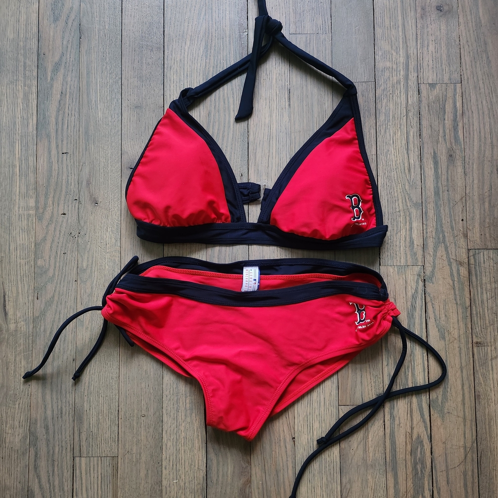 NEW w/o tags Boston Red Sox Bikini Set